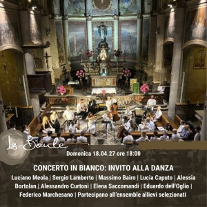 CONCERTO IN BIANCO: INVITO ALLA DANZA